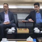 مدیر اجرایی جدید مجتمع مسکونی پارس جم با فرماندار شهرستان جم دیدار کردند